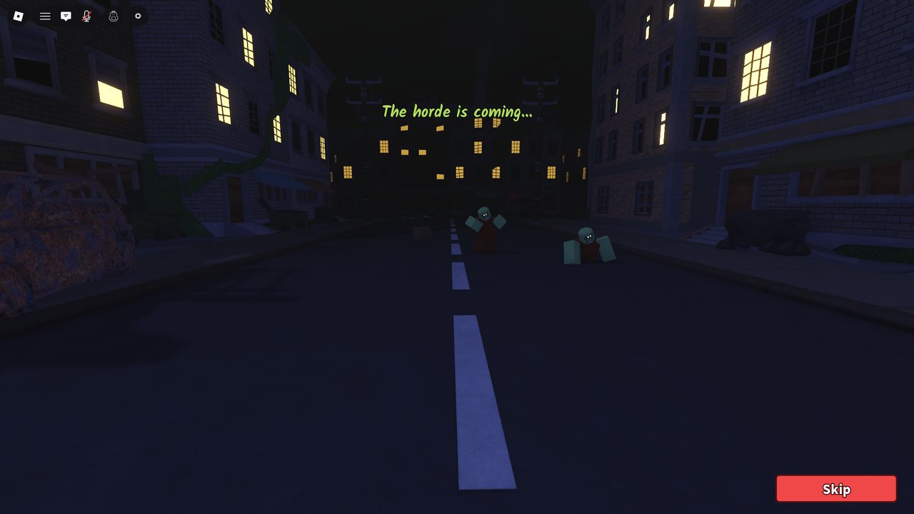 The night transition cutscene β