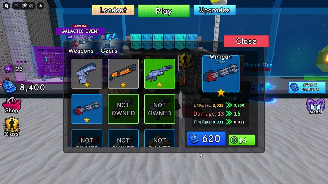 Minigun upgrade