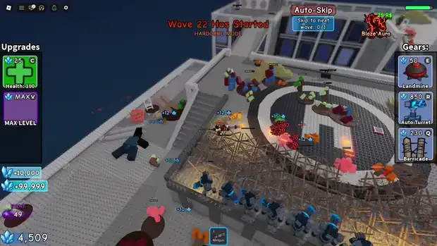 Dense top-down combat