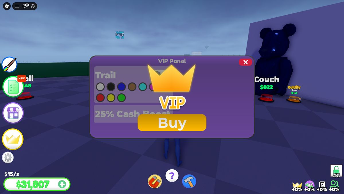 VIP panel