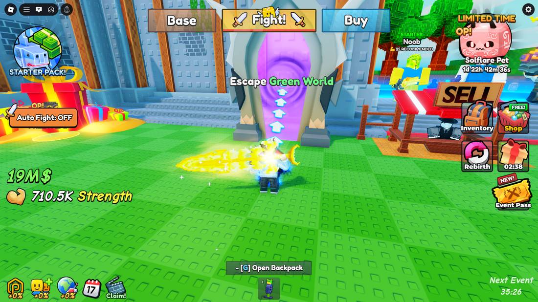 Escape Green World portal