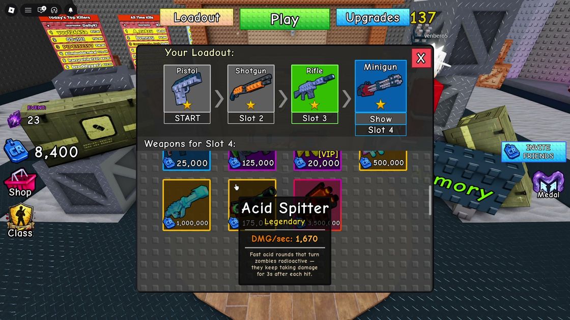 Acid Spitter LEG