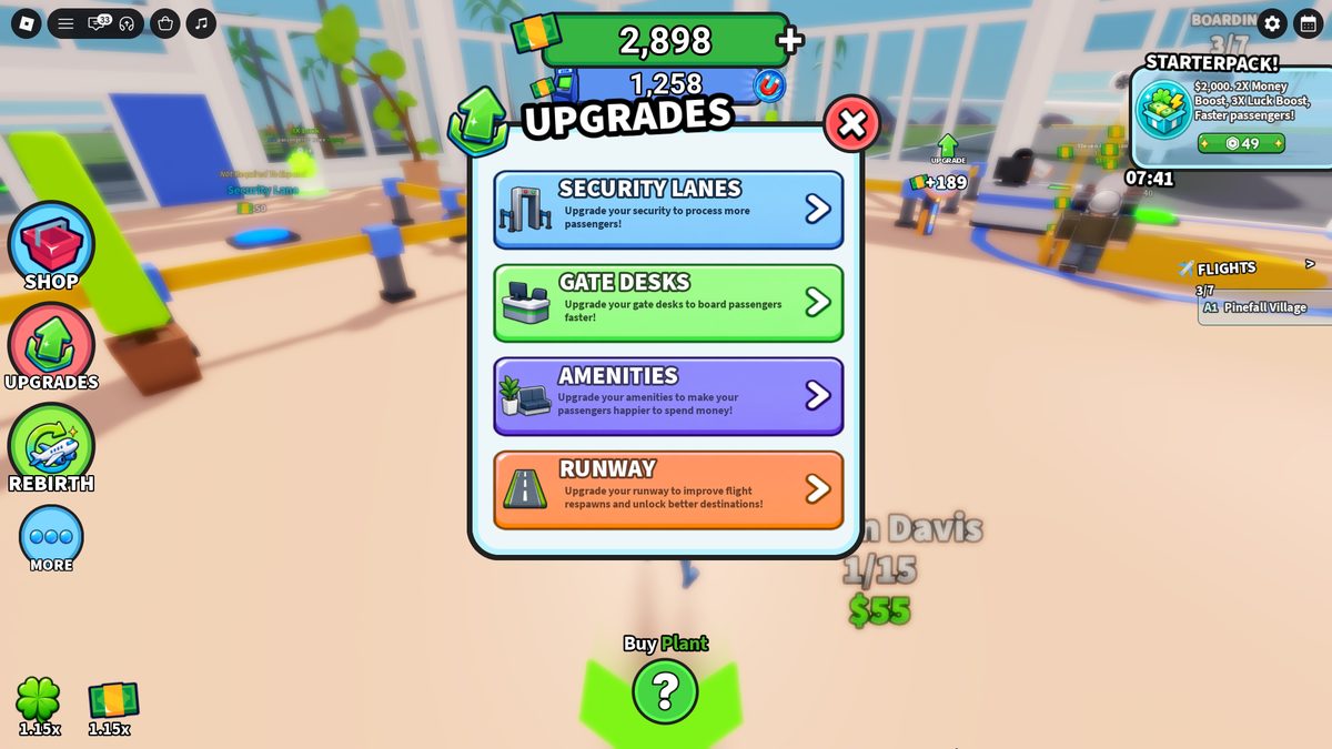 Upgrade categories