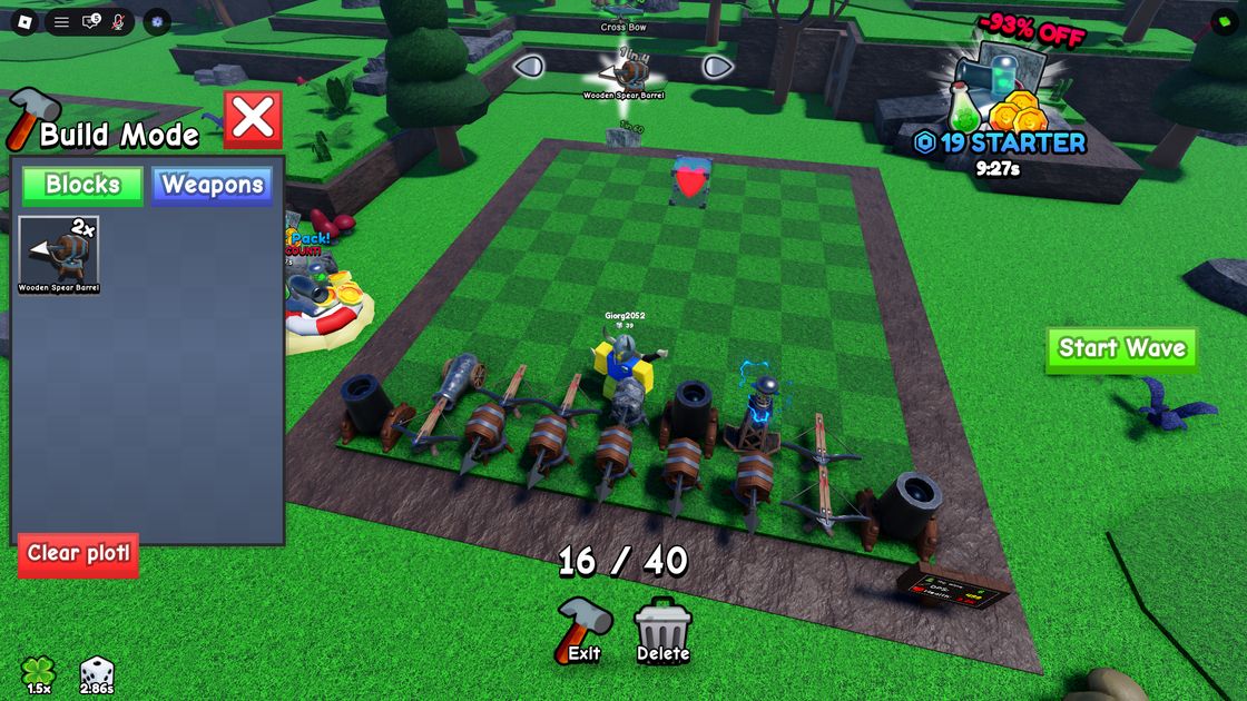 Built plot 16/40