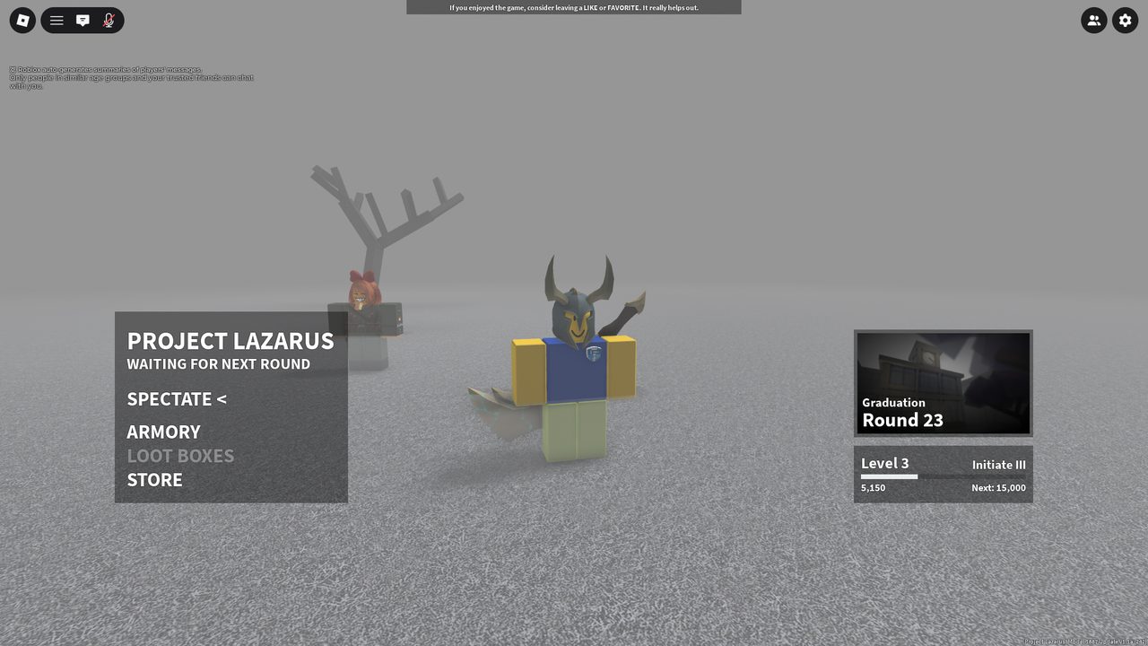 <b>Lobby / loadout hub.</b>