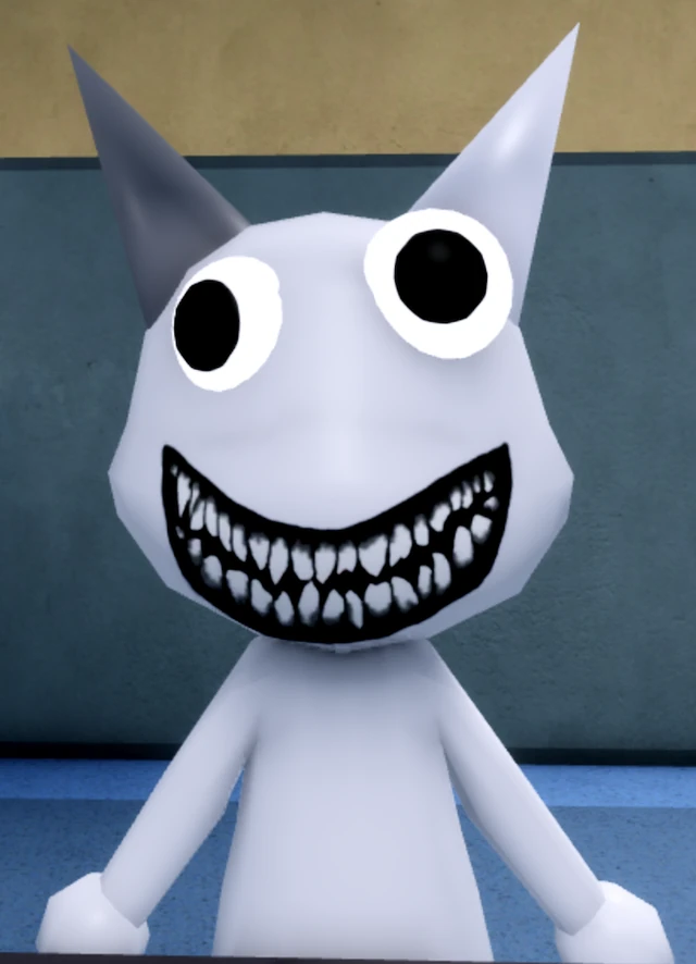 Mismatched eyes + teeth