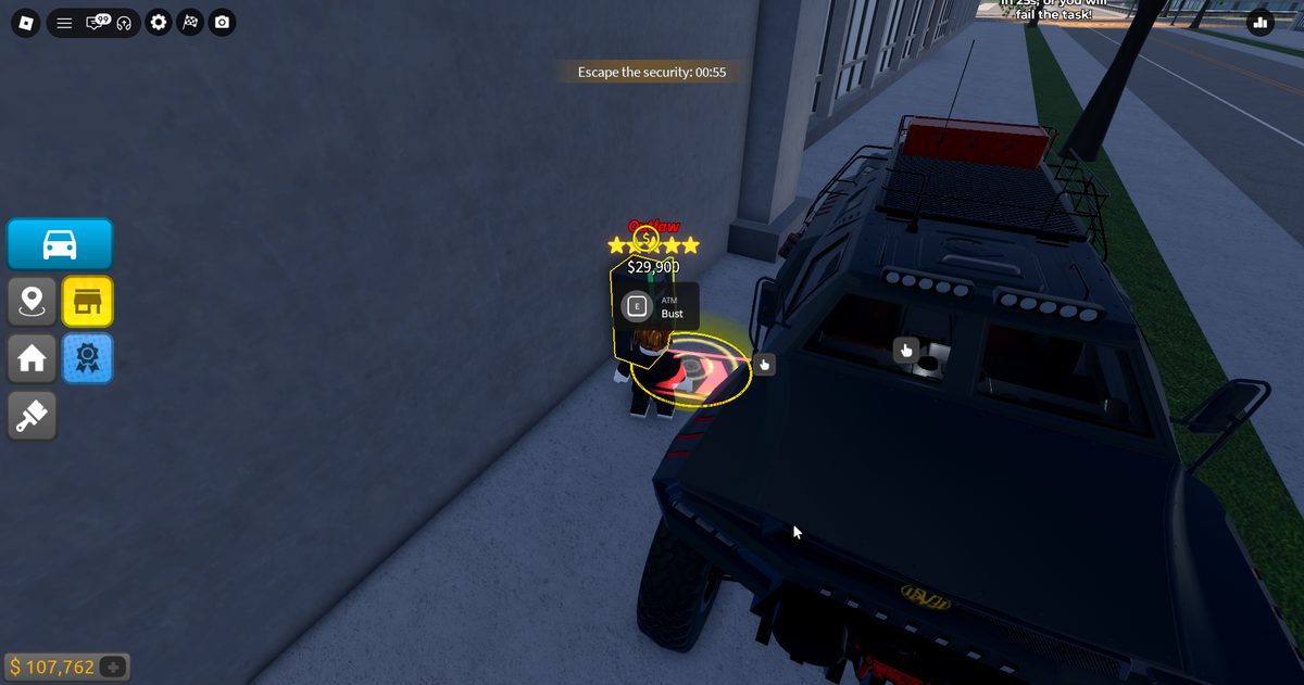 Robbing an ATM: an 