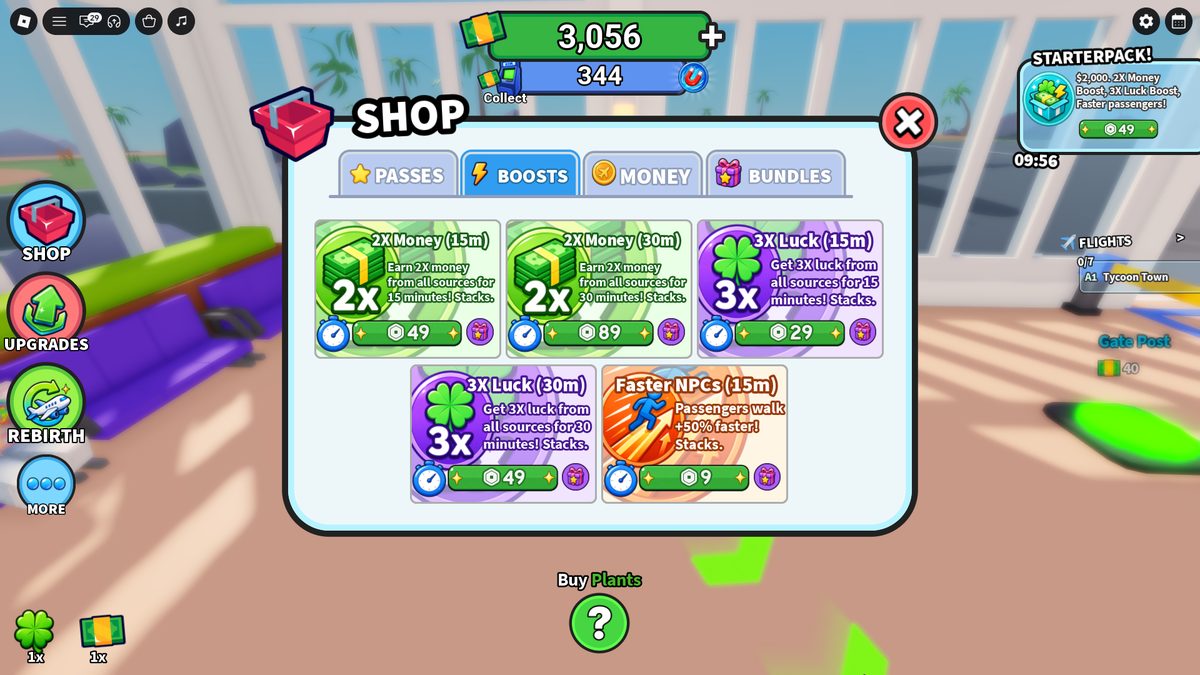 Shop Boosts