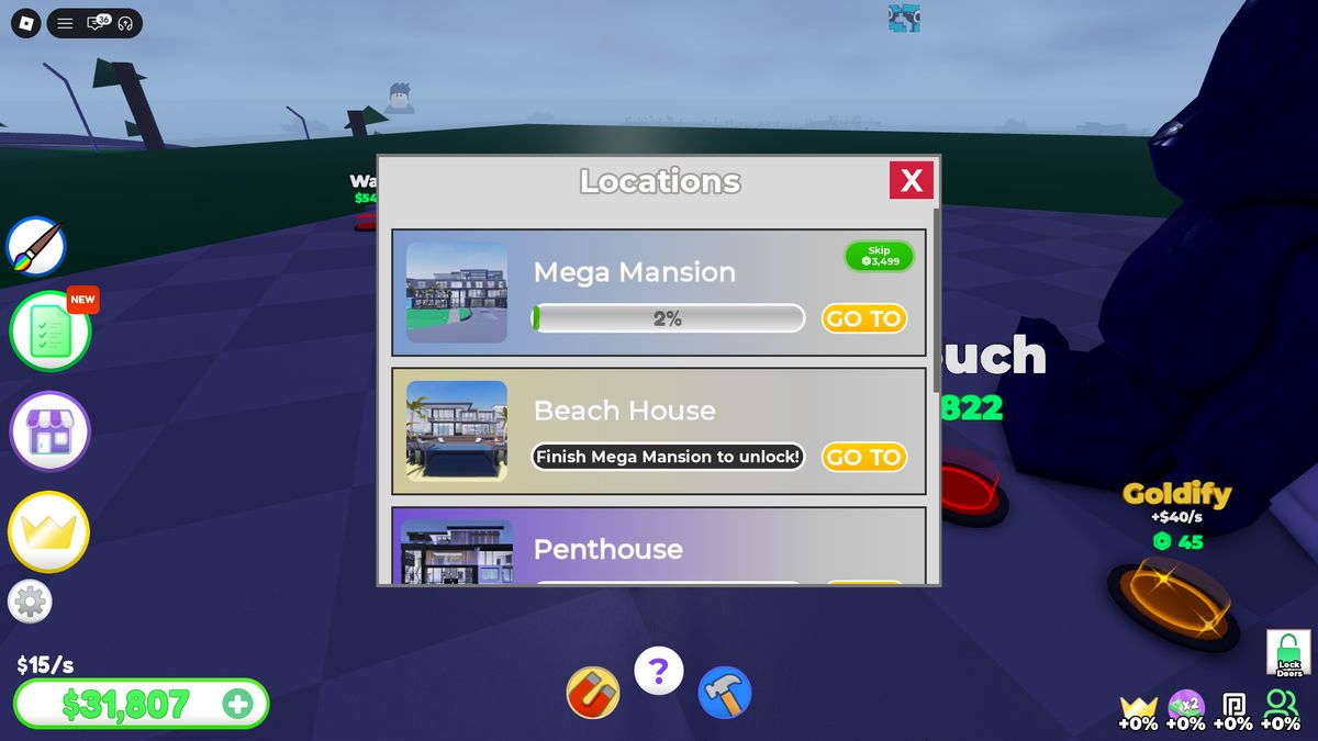 Locations first cards