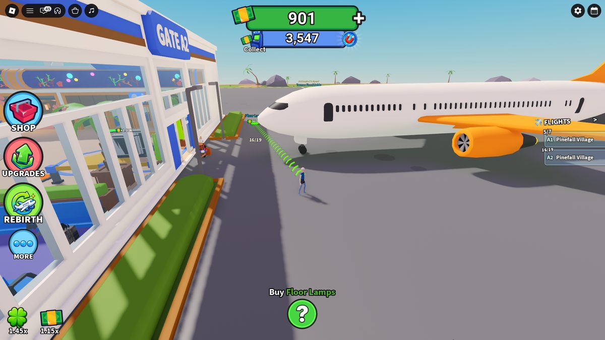 Plane boarding