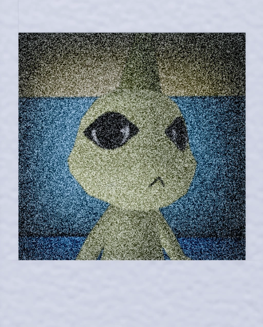 Static on the photo