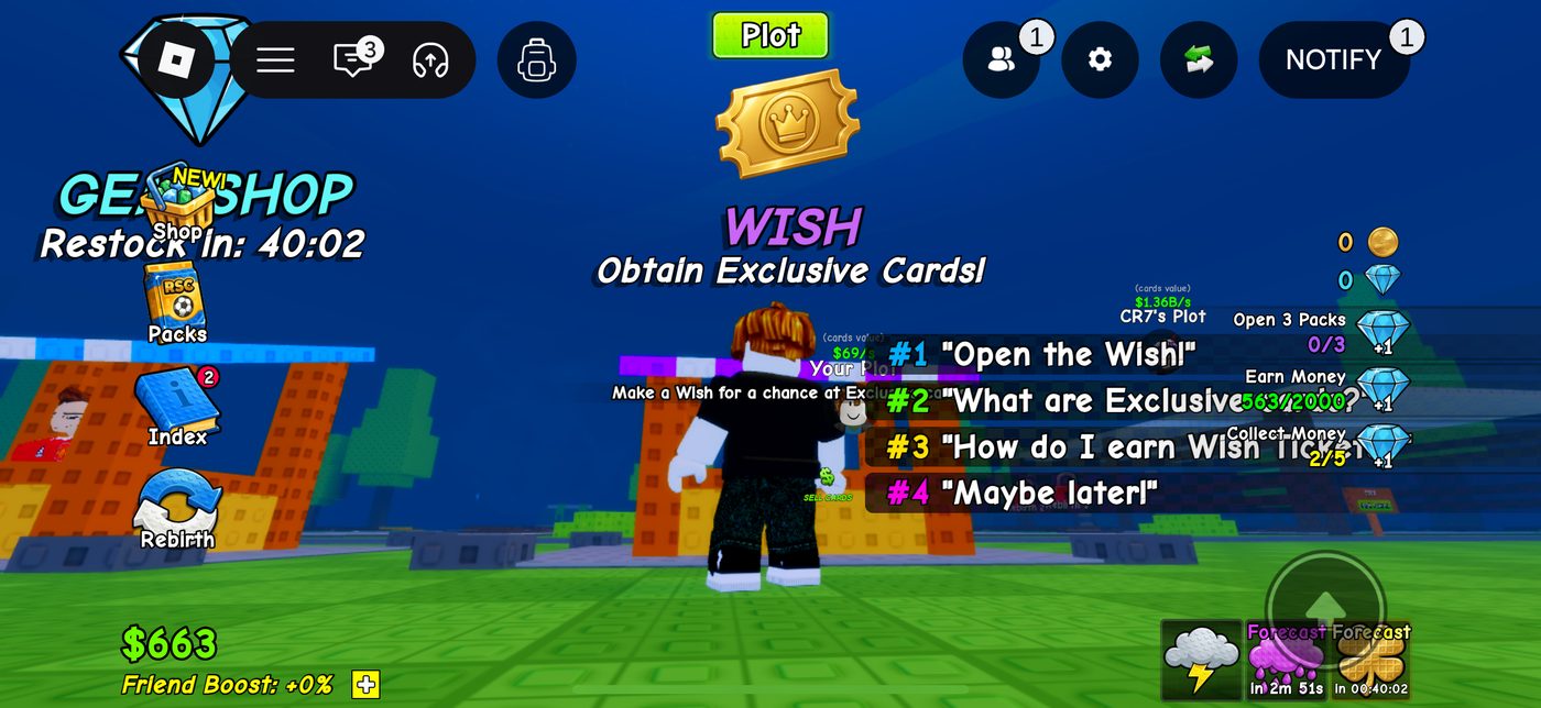 Wish spends Wish Tickets for exclusive cards