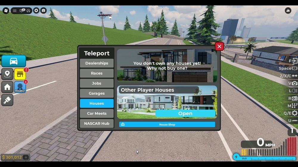 Houses in teleports: 