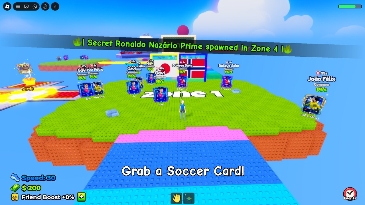 An announcement: Secret Ronaldo Nazário Prime spawned in Zone 4